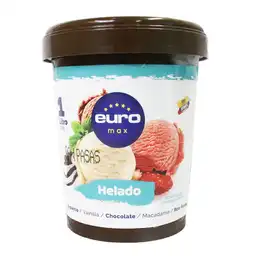 Helado Ron Con Pasas Euromax