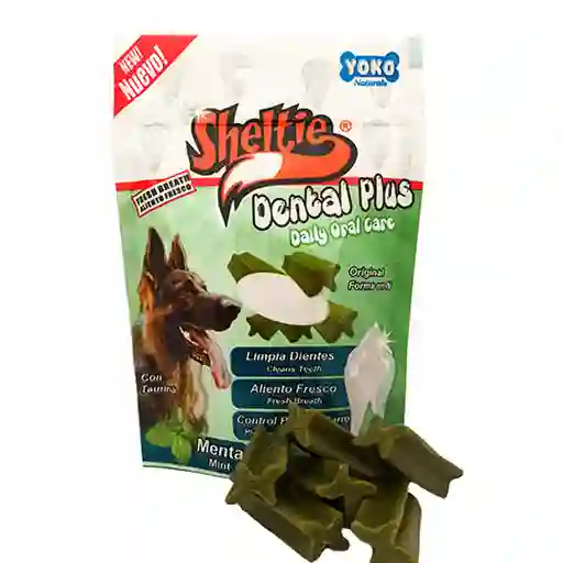 Sheltie Snack Dental para Perro Plus Menta