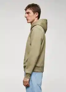 Buzo Sudadera Atelier Khaki Talla XL Hombre Mango