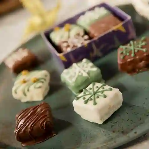 Mini blondys cubiertos x 4