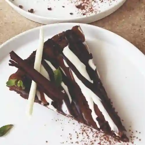 Tarta de Brownie y Tres Chocolates Porc