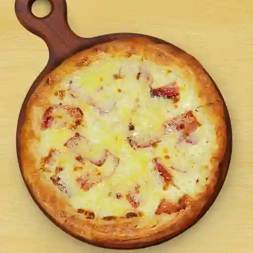 Pizza carbonara especial med