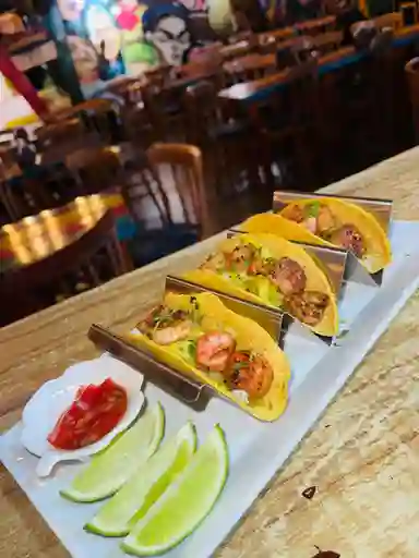 Tacos de Camarón X3