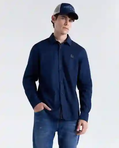 Camisa Hombre Azul Talla L 819G501_AZU194024 Americanino