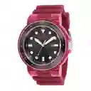 Invicta Reloj Hombre Transparente Borgoña Inv32329