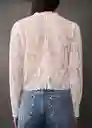 Blusa Scalo Offwhite Talla XL Mujer Mango