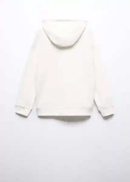 Sudadera Just Off White Talla 10 Niños Mango