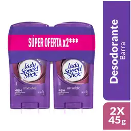 Lady Speed Stick Desodorantes Invisible Floral 90 g