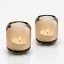 Evasolo Set Candelabro Acorn Amber