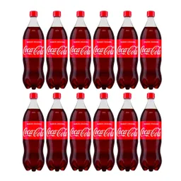 Coca Cola Original Gaseosa 12 x 1.5 L