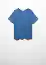 Camiseta Vispi Indigo Talla S Mujer Mango