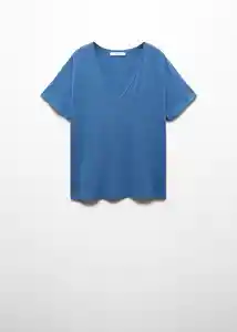Camiseta Vispi Indigo Talla S Mujer Mango