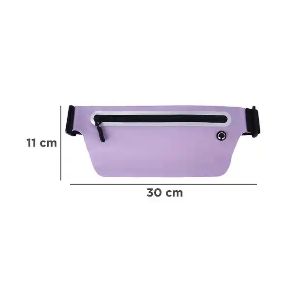 Cangurera Deportiva Púrpura Serie Miniso