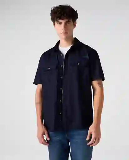 Camisa Hombre Azul Talla M 812G021_AZU194024