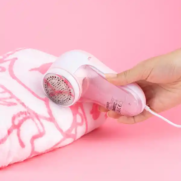Quita Pelusas Electrico Rosa Miniso