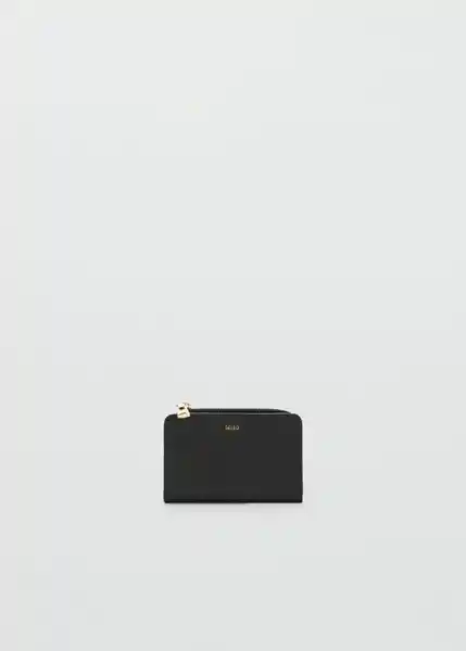 Billetera P Martes2 Negro Talla 99 Mujer Mango