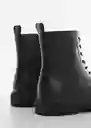 Botas Basma Negro Talla 37 Niña Mango