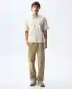 Camisa Hombre Crudo Talla L 811G003_CRU130905 Americanino