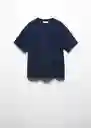 Camiseta Pani6 Navy Talla 06 Niños Mango