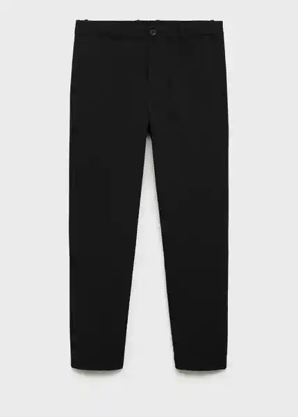 Pantalón Bologna Negro Talla 40 Hombre Mango