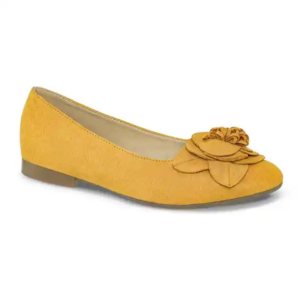 Croydon Baletas Michelle Mujer Amarillo Talla 35