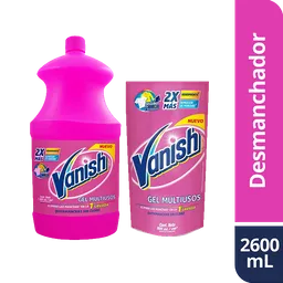 Vanish Pack Desmanchador Líquido Rosa + Liquido Rosa