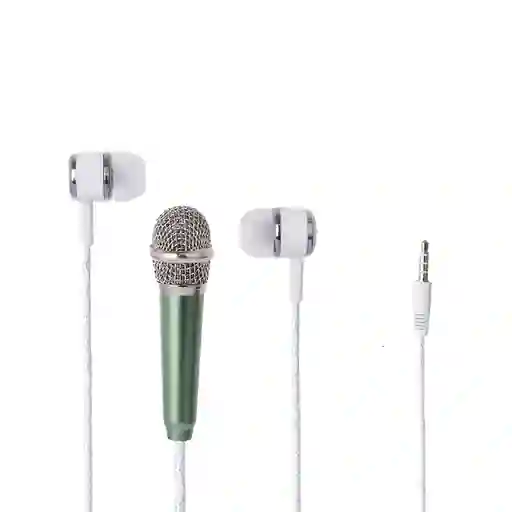 Audífonos Con Micrófono Serie Miniso Verde