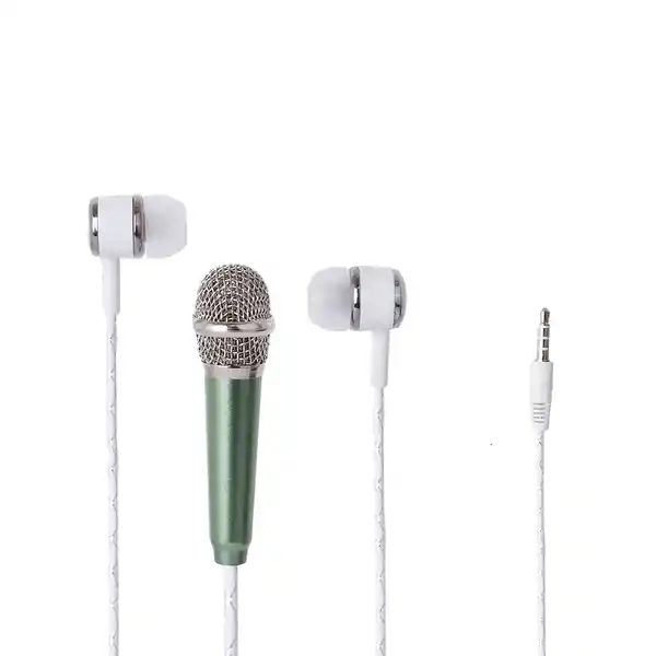 Audífonos Con Micrófono Serie Miniso Verde