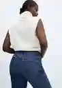 Jean Newmom Tejano Oscuro Talla 32 Mujer Mango