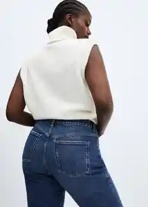 Jean Newmom Tejano Oscuro Talla 32 Mujer Mango