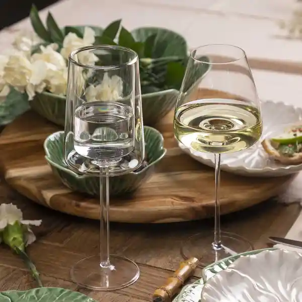 Set Copa Doble Pared Cuadrado 300 mL Ambiente Gourmet