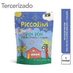 Piccolini Snack Pin Pon Bolitas de Plátano Maduro + Cuajada