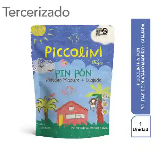 Piccolini Snack Pin Pon Bolitas de Plátano Maduro + Cuajada