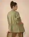 Chaqueta Verde Óleo Medio Talla M 621G005 Esprit