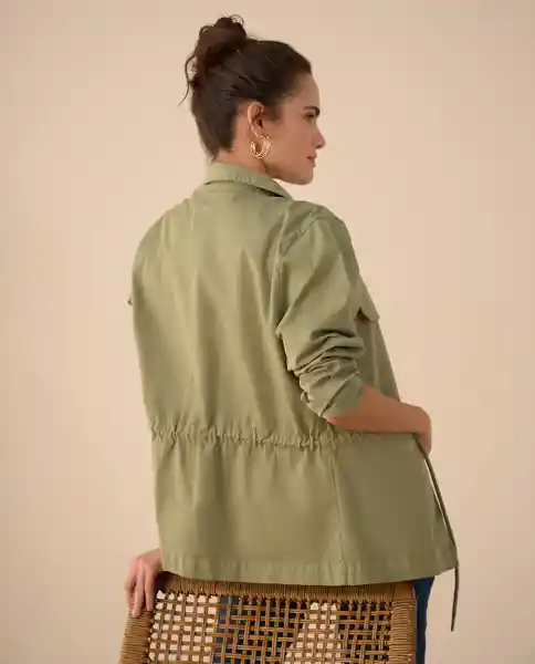 Chaqueta Verde Óleo Medio Talla M 621G005 Esprit