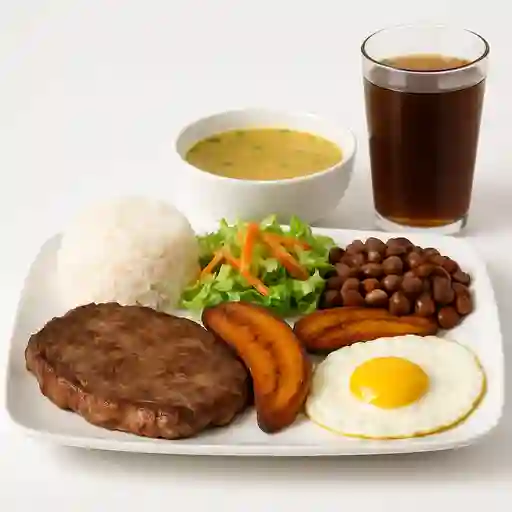Bandeja con Carne de Res
