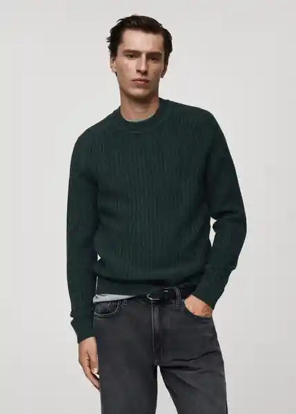 Buzo Jersey Joel Botella Talla M Hombre Mango
