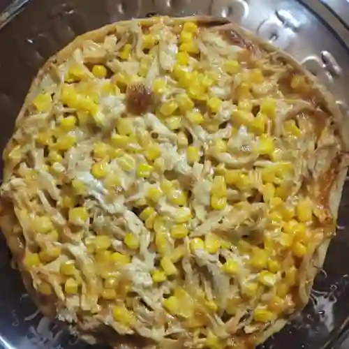 Pizza Personal Pollo Maíz