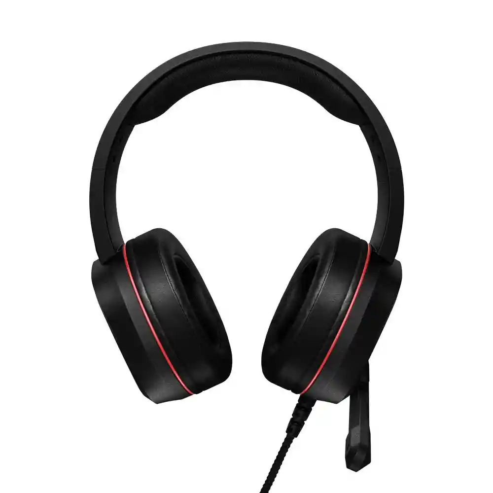 XPG Audífonos Diadema Gamer Emix H20 7.1 Negro/Rojo