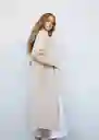 Abrigo Ringo Piedra Talla M Mujer Mango