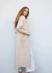 Abrigo Ringo Piedra Talla M Mujer Mango