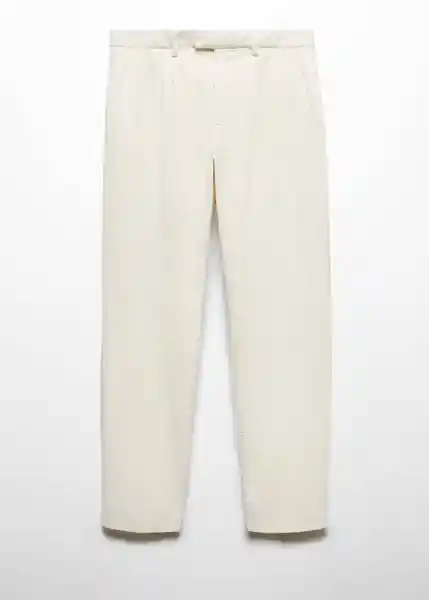 Pantalón Apollo Off White Talla 42 Hombre Mango