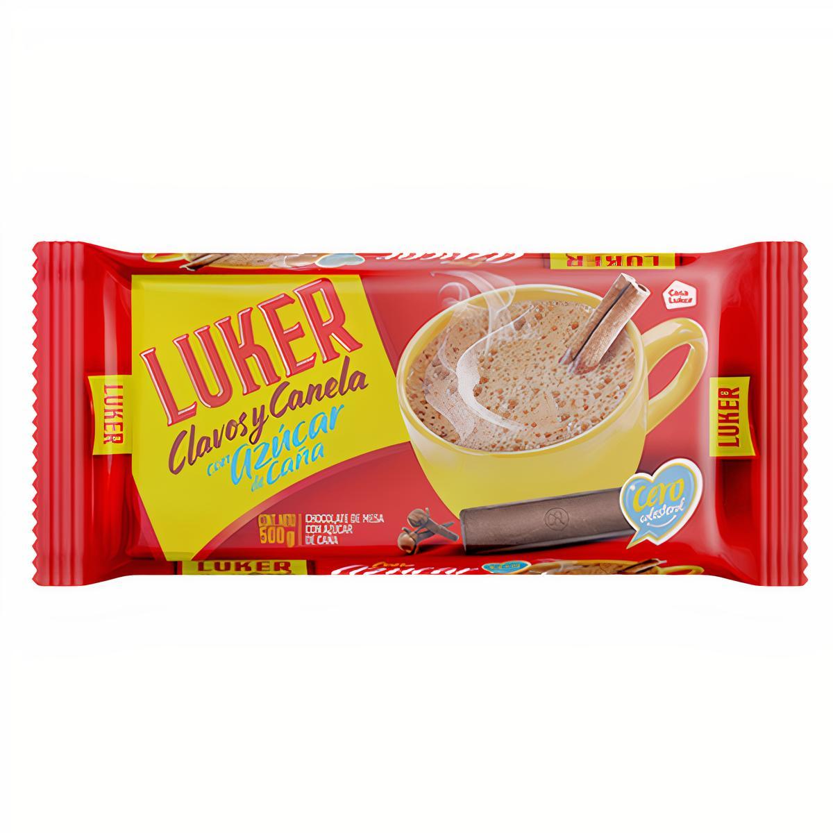 Luker Chocolate con Azúcar de Caña, Clavos y Canela 500 g