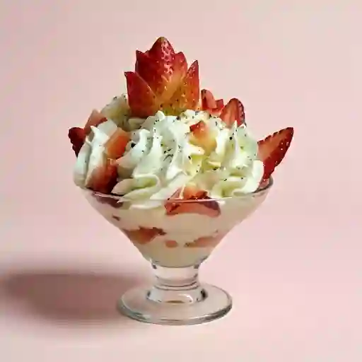 Fresas con Crema y Chantilly