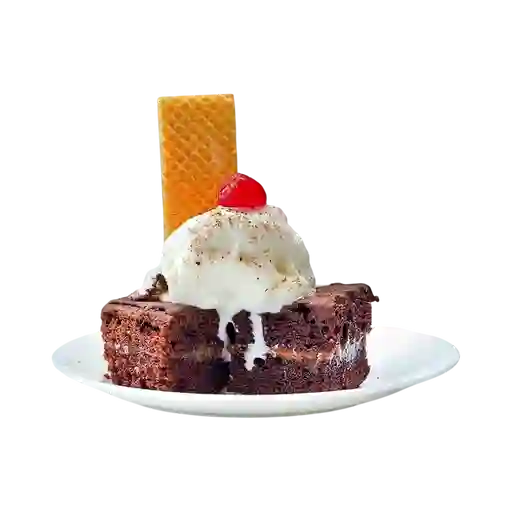 Brownie con Helado