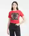 Camiseta Wild Rebel Graphic Tee Rojo Salsa Oscuro L Chevignon