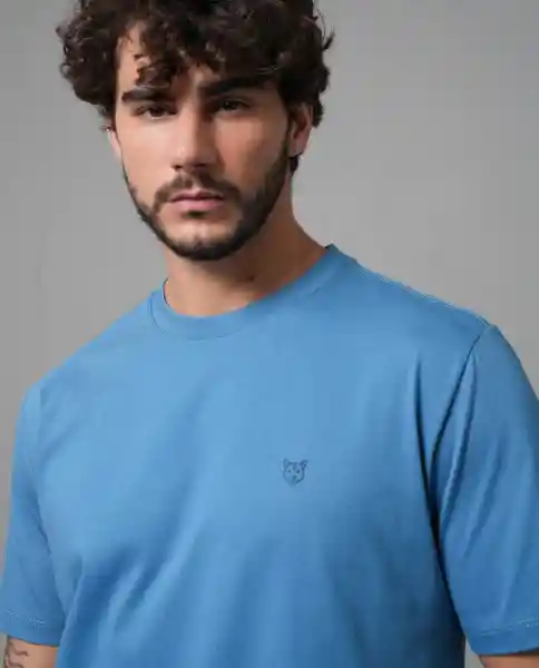 Camiseta Hombre Azul M 100G001_AZU184025 Rifle