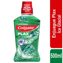 Colgate Enjuague Bucal Plax Ice Glacial 500 mL