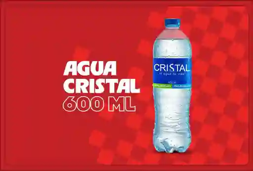 Agua cristal plana 600ml