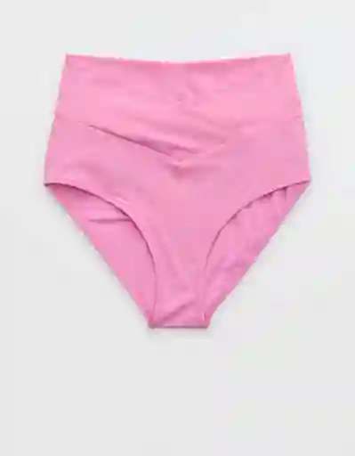 Panti de Bikini Aerie Rosa Talla: LARGE 6013671 American Eagle